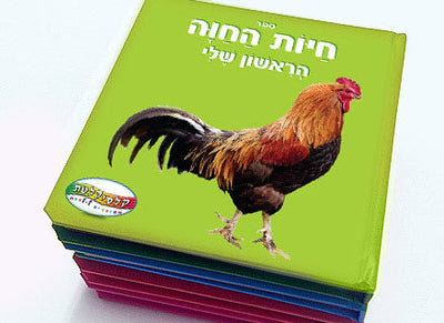 הספר הראשון שלי- ספרי לימוד לתינוקות ופעוטות- כריכה ספוגית, דפי קרטון קשיחים